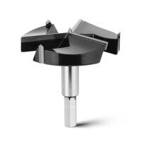 80mm Forstnerbohrer für Holz, Bohrer Länge 92mm mit Sechskantschaft, Holzbohrer für Holz, Hartholz, Faserplatten