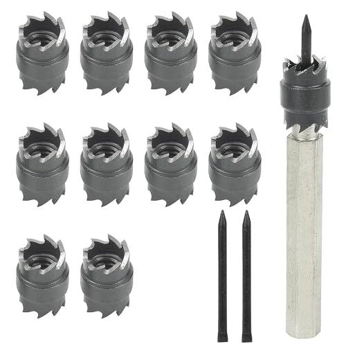 Doppelseitiges Blechlochschneider, 3/8" HSS Spot Weld Cutter Entferner Bohrer Sechskant Blechlochschneider Entferner für Power Drill Punktschweißen