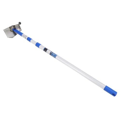 Hochwertige Eckenkelle mit 360 Grad drehbarem Griff aus Aluminiumlegierung, ideal für Profi-Handwerker und Heimwerker bei Trockenbau- oder Putzoberflächen.