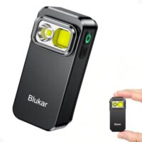 Blukar LED Taschenlampe mit 5 Lichtmodi, Wasserfest und langer Dauer für Camping Outdoor Notfälle. Kompakte und benutzerfreundliche Taschenlampe.
