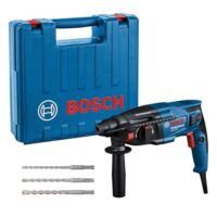 Bosch Bohrhammer GBH 2-21 mit SDS plus, inkl. 3x Drill Bit SDS plus und Zubehör für professionelle Bau- und Handwerkstechniker sowie ambitionierte Heimwerker
