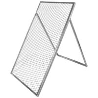 Silber Gitter Sieb für Erde, Kompost, Garten Sieb, Erdsieb, Kompostsieb, Metall, Kompostgitter, Durchwurfsieb, Gartenliebhaber