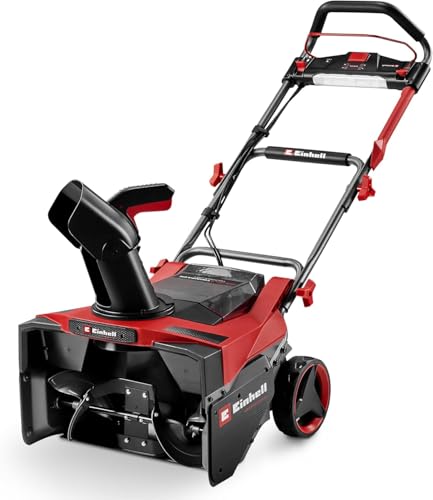 Einhell Professional Akku-Schneefräse GP-ST 36/53 Li E BL-Solo Power X-Change - Elektrische Schneefräse mit Brushless-Motor und langem Laufzeit