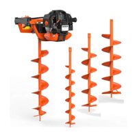 Benzin Erdbohrer FX-EB152 mit 3 PS, inkl. 3 Bohraufsätzen und Ölkontrollfenster für Forst-, Garten- und Landschaftsbau
