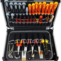 Famex 700-L Alu Werkzeugkoffer mit zwei Paletten, großzügiger Platz für alle Werkzeuge, max. Traglast 30 kg, aus hochwertigem Aluminium gefertigt