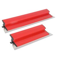Komfortabel und ergonomischer Flächenspachtelpackung mit 2 Edelstahlklingen für Wanddekoration und Innenausbau