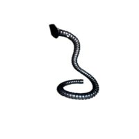 Flexible Fume Extraction Arm, industrielle Staubabfuhr mit anpassbarer Ventilationsleitung für Schweißen, Werkstattventilation (75mm L 200cm)