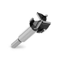 Hochwertiger Forstnerbohrer für das Bohren von Hölzern, Spanplatten und Faserplatten mit Rundschaft.