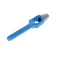 Hochwertiges GEDORE Henkellocheisen für weiche Materialen, Ø 13 mm, Gummi Leder Dichtungen Stoff, rund, 140 mm lang, Stanzeisen, 570013