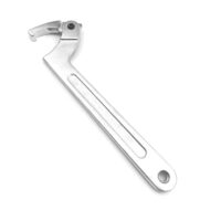 GOIEHIR Chrom Vanadium Hakenschlüssel, C Schraubenschlüssel 19-51 mm, Verstellbarer Hakenschlüssel, für Vierkantmuttern