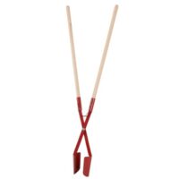 Ergiebiger Handbagger aus Stahl mit Holzstiel zum Ausheben von Pflanzlöchern und Erdarbeiten