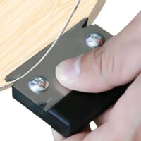 Genauer Kantenbandschneider aus Kohlenstoffstahl mit wasserdichtem Bakelitgriff, ideal für Holz, ABS und PVC