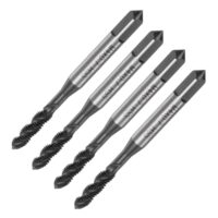 Hochwertiger Gewindebohrer mit Metrischem Spitzengewindeschneider, HSS-M2-Schnellarbeitsstahl und Nitritbeschichtung für verschiedene Materialien wie Edelstahl, Aluminium, Stahl und Plastik.