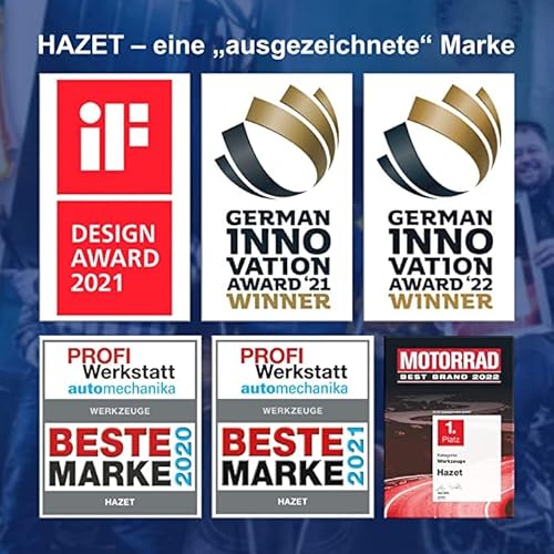 HAZET Doppel-Maulschlüssel 450N-10X11 verchromt, Made in Germany - Hochwertiges Werkzeug für professionelle Anwendungen mit extra stabilem HAZET Doppel-T-Profil und langer Lebensdauer.