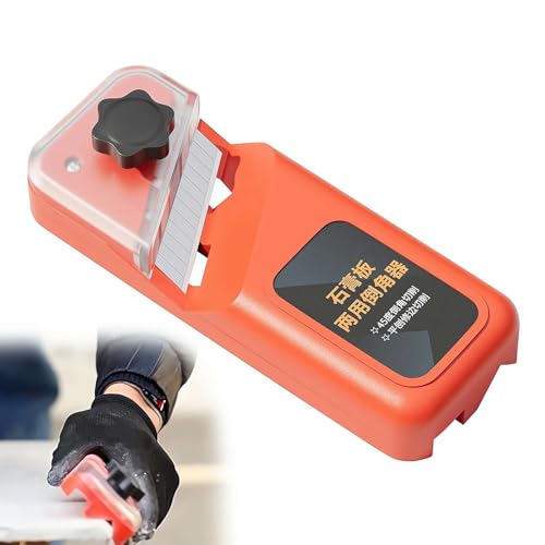 Vielseitiges Handwerkzeug für Holzbearbeitung, 45° Abschrägung und 90° gerader Kante, Kantenschneider für schnelles Eckenschneiden und Glätten