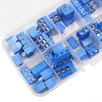 Hochwertiges Schraubklemmenblock-Set mit 50 grünen Klemmen, 2,54 mm Pitch und PCB Mount Pluggable Connector für industrielle Verwendung