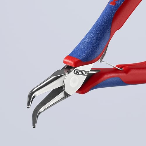 Elektronik-Greifzange mit durchgestecktem Gelenk, KNIPEX-Produkt für feine Montagearbeiten in der Elektronik und Feinmechanik