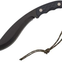 KS-11 Kukri Machete - Messer Outdoor - Gesamtlänge 30 cm ideal als Buschmesser Machete scharf echt - 420er Klinge mit Full-Tang Konstruktion - Survival Messer - Bushcraft