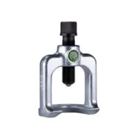 Hochwertiger Werkzeugkoffer KUKKO-128-2 Extractor Rotulas mit grünem Knopf und schwarzer Griffverstärkung