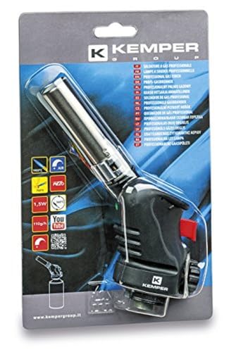 Kemper 1060 Schweißen Lampe mit Piezoeffekt, energieeffizient und für verschiedene Gaskartuschen geeignet.