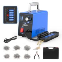 Kunststoffschweiß-Set mit 600 Heißklammern und einstellbarer Leistung zur effizienten Reparatur von Kunststoffrissen in Autos, Motorrädern oder Booten