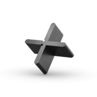 LANGFIT Fugenkreuze für Terrassenplatten - 100er Pack - 5 mm Fugenbreite - Mit Sollbruchstelle als T-Stück verwendbar - 100% Witterungsbeständig für Außenbereich - Made in Deutschland