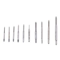 Gewindebohrer Set mit 10 verschiedenen Größen von M1 bis M3,5 für Maschinenbau und Handwerk