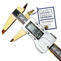 Präzisionsmessgerät mit digitaler Anzeige, 4-fach Messung, Kalibrierung, Digitalwerkzeug Set mit Batterie und Kunststoffbox