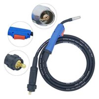 Hochwertiger MIG MAG Schweißbrenner AK/MB 15 mit Eurozentrale-Anschluss in 3 m Länge für optimale Schweißergebnisse