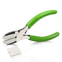 Ergonomische Nylon-Backenzange mit doppelter Federhilfe und nylonbacken, ideal für Schmuckhersteller und Lederarbeiten