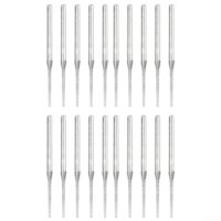 20-teiliges Bohrerset mit Schmirgelbeschichtung, 1 mm Kopfdurchmesser, für Glas und andere harte Materialien