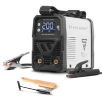 STAHLWERK Elektroden-Schweißgerät ARC 200 MD Digital für MMA und Lift-TIG Anwendungen, flexibel einsetzbar ohne Gas, mit ARC-Force, Hotstart, Anti-Stick und Smartkühlung
