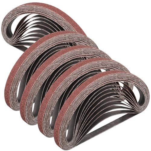 Schleifband 13x457 mm, Körnung 60, Bandschleifer, hochwertiges Produkt für Holz, Aluminium, Buntmetall, Kunststoff und Glasfaser