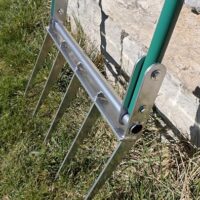 Professionelle Grabegabel für Gartenarbeit - Tiefenlockerung und Aerifizierung mit 50 cm Arbeitsbreite und 30 cm Zinkenlänge