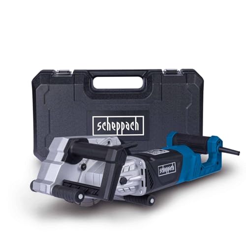 Scheppach Mauernutfräse MNF2250 mit 2250 W Leistung, 5400 U/Min und flexiblem Schnittbereich von 8-40mm