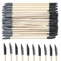 100 Stück Schleifstäbchen für feine Details, Doppeltes Ende, Körnung 150/280, Schleifstäbchen mit Zwei Enden für Modellbau, Holzbearbeitung und Nagelkunst