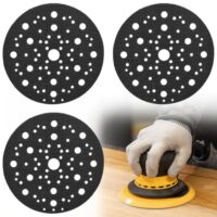 Schutzpolster für Exzenterschleifer, Schutzmatte für Polierteller und Schleifteller mit 70-Loch-System und Klettverschluss