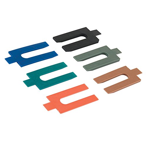 Silberne Abstandhalter für Trockenbau mit 100 Stück pro Packung, ideal für Verkleidungen und Rahmenbauten, farbkodierte Abmessungen von 75 x 35 mm