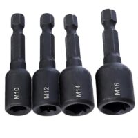 Steckschlssel-Adapterhalter mit 1/4-Zoll-Sechskantschaft fr M5 fr M14-Gewindebohrer - kompatibel mit elektrischen Handbohrmaschinen, Autoreparatur und DIY-Werkzeugen