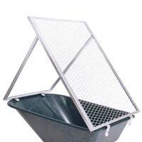 Gartensieb, Kompost, Durchwurfsieb, Schubkarren Sieb, Erdsieb, 100x60cm