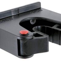 Schwarz Toolflex Halterung für Werkzeuge mit Stiel, 20-30mm Durchmesser, Aluschiene oder Einzelmontage