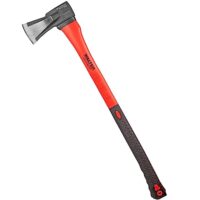 Walter Spaltaxt 2000g 80cm - Kohlenstoffstahl, hohlgeschmiedeter Spreizkeil, effektiver Holzspalter