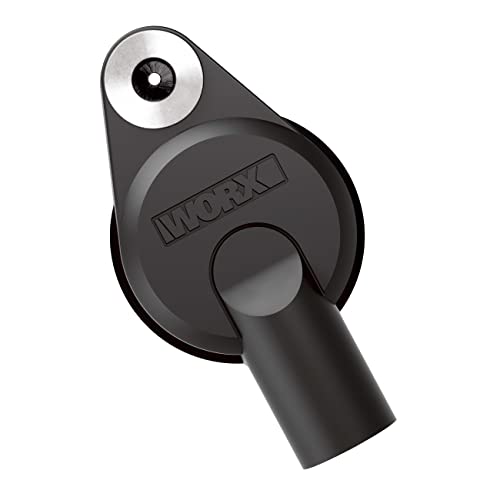 WORX WA9390 Bohrstaubfänger, Nass-/Trockensauger mit Schwarz/Orange Farbe, ideal für Hausarbeiten und Gewerbliche Anwendungen, sicherer und effizienter Bohrprozess durch Suction Cup Attachment.