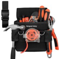 Professionelle Elektrikertasche, Werkzeuggürtel für Elektriker, Schreiner und Klempner aus 1680D dickem Oxford-Tuch, wasserdicht, verschleißfest und reißenfest.
