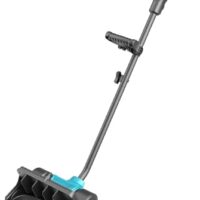 AGT Schneeräumer: 18-V-Akku-Schneebürste & -Schneefräse + Ladegerät, 25 cm, 2.700 U/Min.