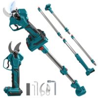 Akku Astschere Kompatibel mit Makita 18 V, Elektro Gartenschere mit LCD Display und verlängerungsstange