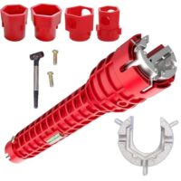 Armaturenschlüssel, 14-in-1-Wasserhahn-Schraubenschlüssel, Waschbecken Installer Werkzeug, multifunktionale Waschbeckenschlüssel für Sanitär-Werkzeuge