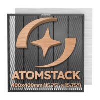 ATOMSTACK F4N Waben Laserbett 400 x 400 mm, Arbeitstisch mit Metalltablett, ideal für Lasergravur und Schneidbetrieb
