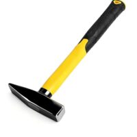 BJDSI Schlosserhammer 200g, verstärkt, poliert, schlagfestes Kunststoffgriff - perfekter Begleiter für den Workshop und ideal für Metallbearbeitung, Schweißnieten usw.