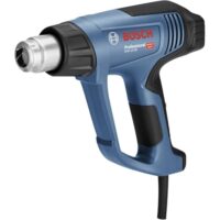 Bosch Professional Heißluftgebläse GHG 23-66, 2.300 Watt Leistung, Temperaturbereich 50-650 °C, Display und zwei Düsen
